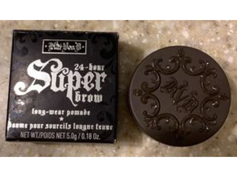 KVD Beauty 24 Hour Super Brow Long-Wear Pomade, Medium Brown, 0.18 oz/5 g
