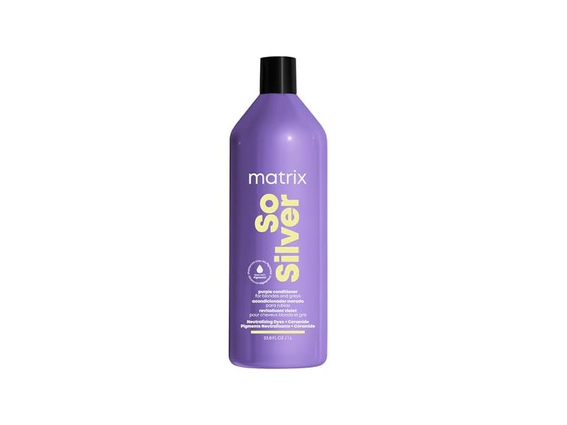 Matrix So Silver Purple Conditioner, 33.8 fl oz/1 L