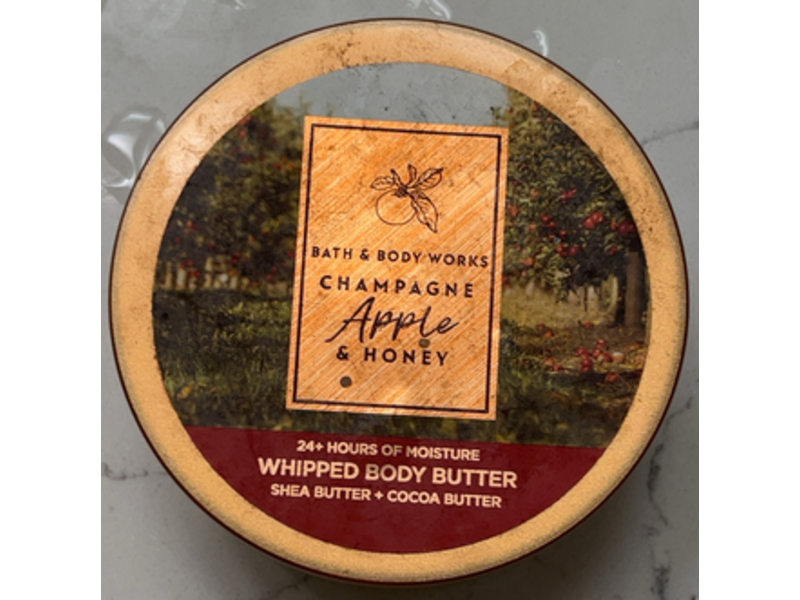 Bath & Body Works Whipped Body Butter, Champagne Apple & Honey, 6.5 oz/185 g