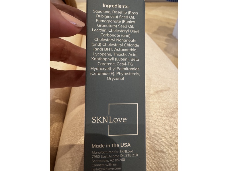 SKNLove Replenish Hydrating Oil Serum with Squalane & Ceramide E, 1 fl oz/30 mL