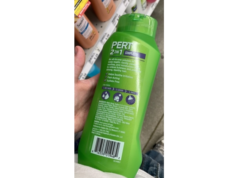 Pert 2 In 1 Complete + Scalp Care Shampoo + Conditioner, 25.4 fl oz/750 mL