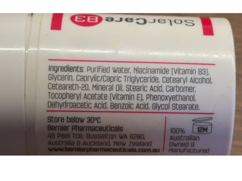 Bernier Solar Care Intensive B3, Vitamin B3 + 10% Niacinamide, 50 mL