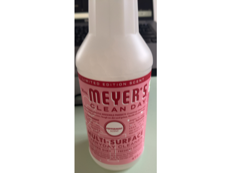 Mrs. Meyer's Clean Day Multi-Surface Everyday Cleaner, Peppermint, 16 fl oz/473mL, 3 Count