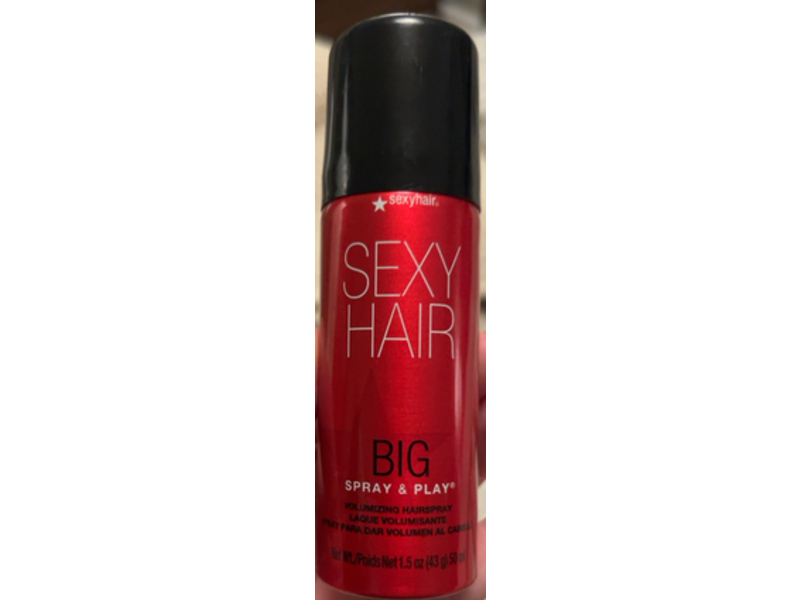 Sexy Hair Big Spray & Play Volumizing Hairspray, 1.5 oz/50 mL