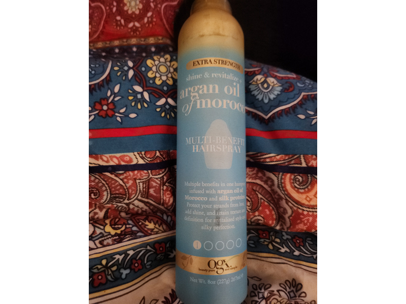 OGX Argan Oil of Morocco Multi-Benefit Hairspray 8OZ (227g)