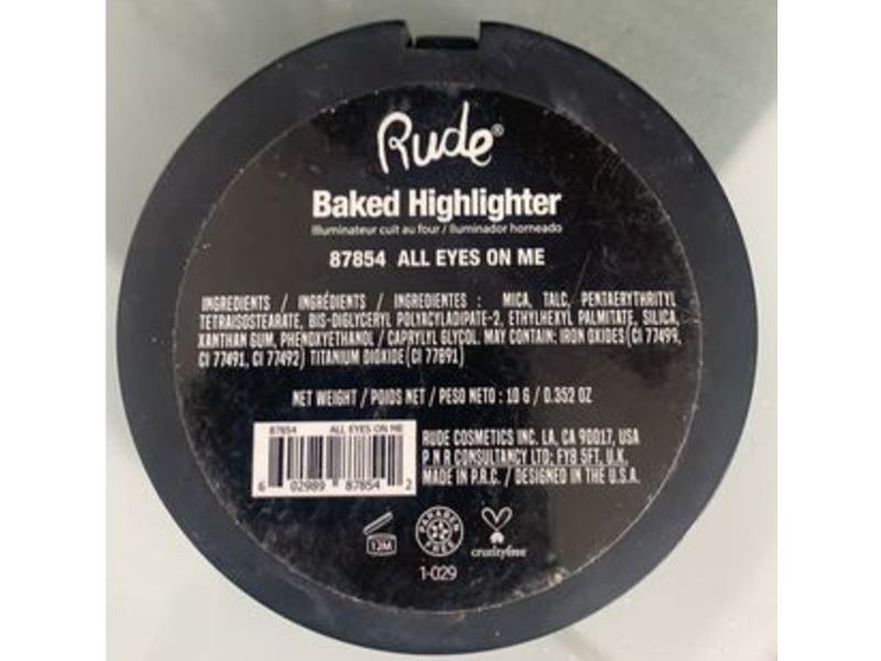 Rude Baked Highlighter, All Eyes On Me, 0.352 oz/10 g