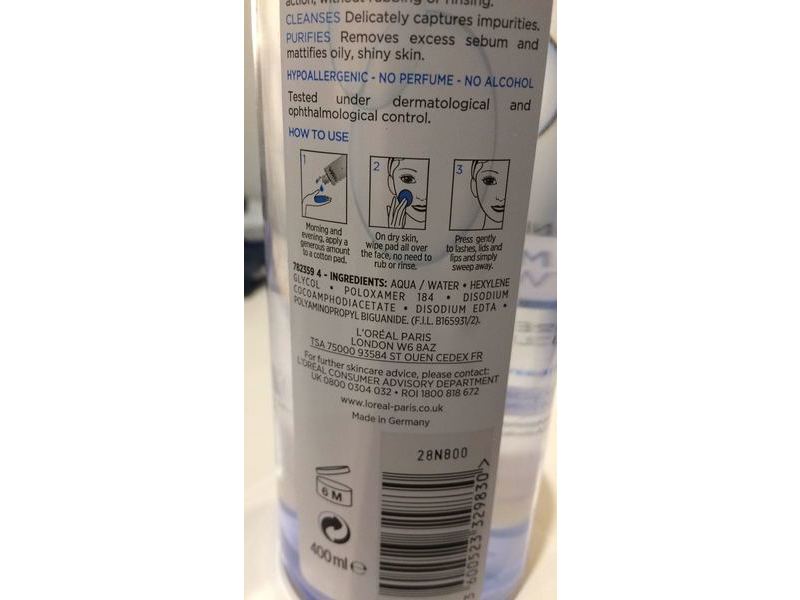 L'Oreal Paris Skincare Micellar Cleansing Water, 13.5 fl oz