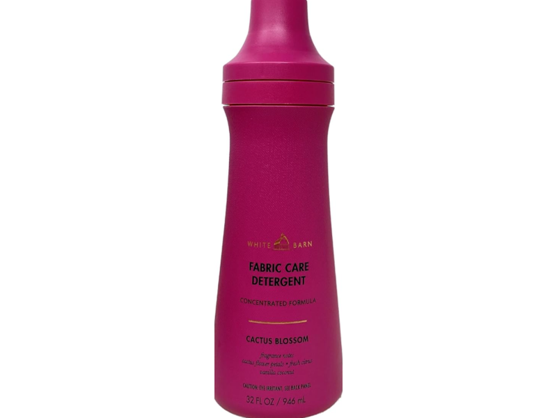Bath & Body Works White Barn Fabric Care Detergent, Cactus Blossom, 32 fl oz/946 mL