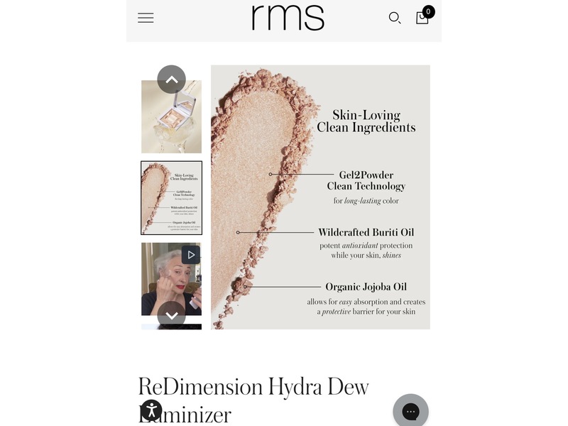 Rms Beauty Re Dimension Hydra Dew Luminizer, Prosecco Fizz, 0.25 oz/7 g