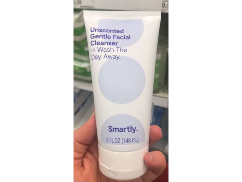 Smartly Gentle Facial Cleanser, Unscented, 5 fl oz/148 mL