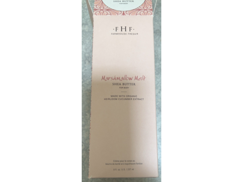 FarmHouse Fresh Shea Butter Body, Marshmallow Melt, 8 fl oz/237 mL