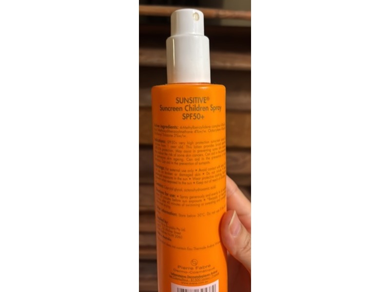 Eau Thermale Avene Sunsitive Sunscreen Children Spray, SPF 50+, 200 mL
