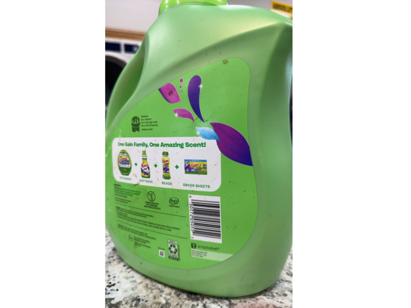 Gain + Odor Defense Fabric Softener Liquid, Super Fresh Blast, 150 Loads, 129 fl oz/3.83 L