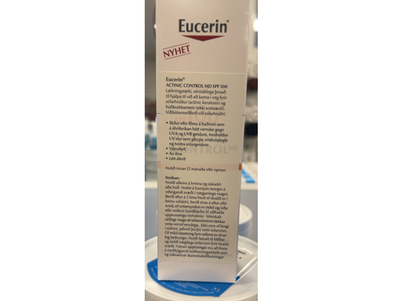 Eucerin Actinic Control Fluid, SPF 100, 80 mL