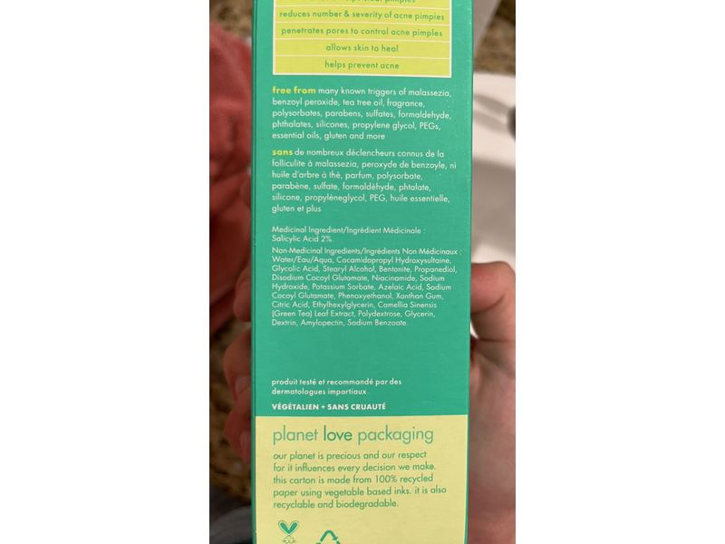 Skinfix Acne+ 2% BHA Cleanser, 5 fl oz/148 mL