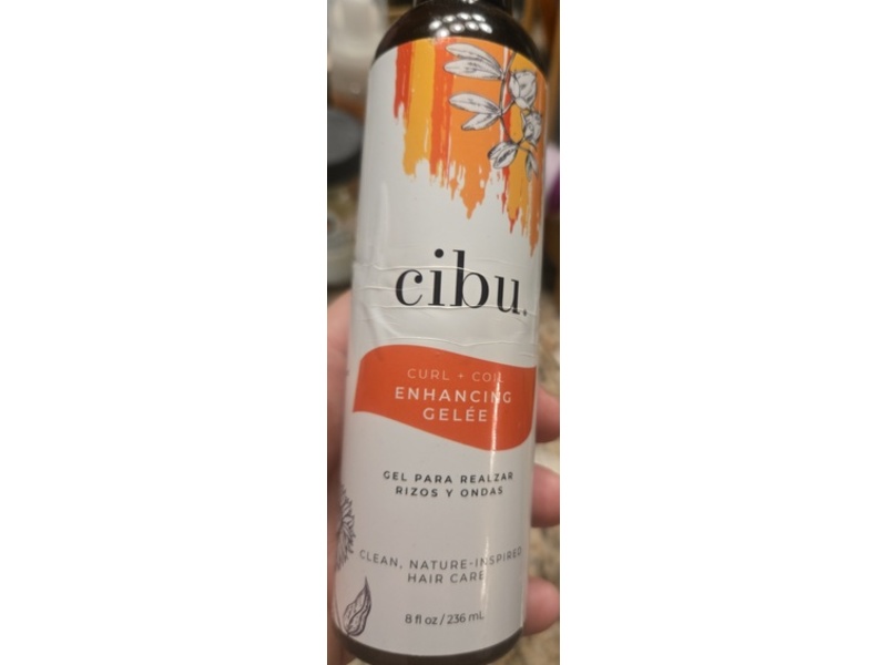 Cibu Curl + Coil Enhancing Gelée, 8 fl oz/236 mL