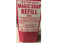 Dr. Bronner's 18-In-1 Pure Castile Magic Soap Refill, Rose, 32 fl oz/946 mL - Image 4