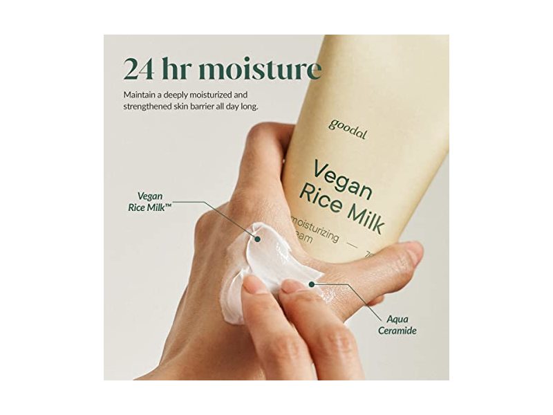 GOODAL Mild Vegan Rice Milk Moisturizing Cream 2.36 fl oz.