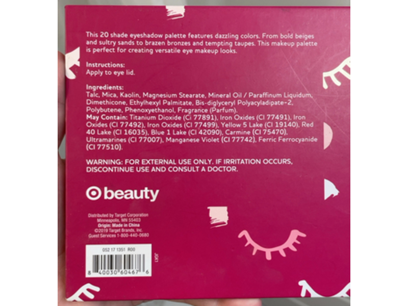 Target Beauty Eye Adore You Eyeshadow Palette, 0.04 oz/1 g
