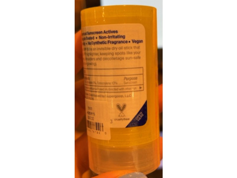 Supergoop! Glow Stick Sunscreen, SPF 50, 0.70 oz/20 g