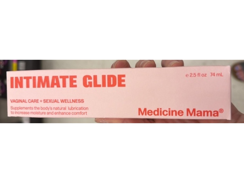 Medicine Mama Intimate Glide, Vaginal Care + Sexual Wellness, 2.5 fl oz/74 mL