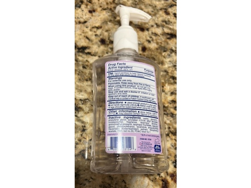 Lucky Super Soft Hand Sanitizer, Lavender, 8 fl oz/236 mL