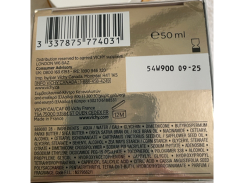 Vichy Neovadiol Replenishing Anti-Sagginess Day Cream, 50 mL