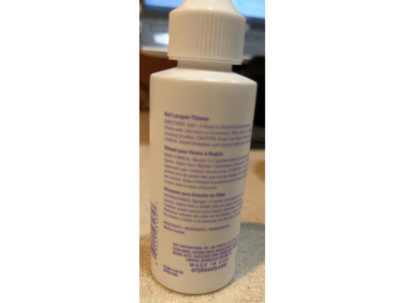 Orly Nail Lacquer Thinner, 2 fl oz/59 mL