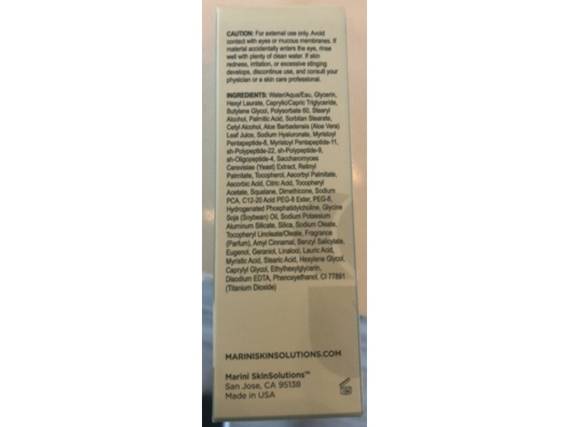 Marini SkinSolutions Transformation Face Cream, 1 oz/28 g