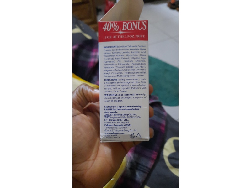 Palmers Skin Success Soap Eventone Complexion Bar 3.5oz (Value Pack of 6)