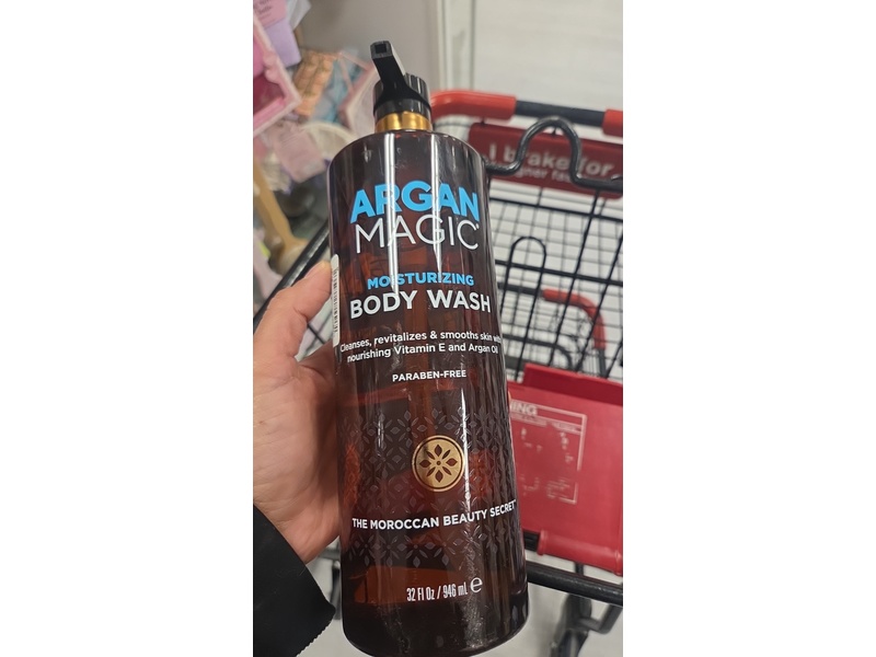 Argan Magic Moisturizing Body Wash, Vitamin E & Argan Oil, 332 fl oz/946 mL