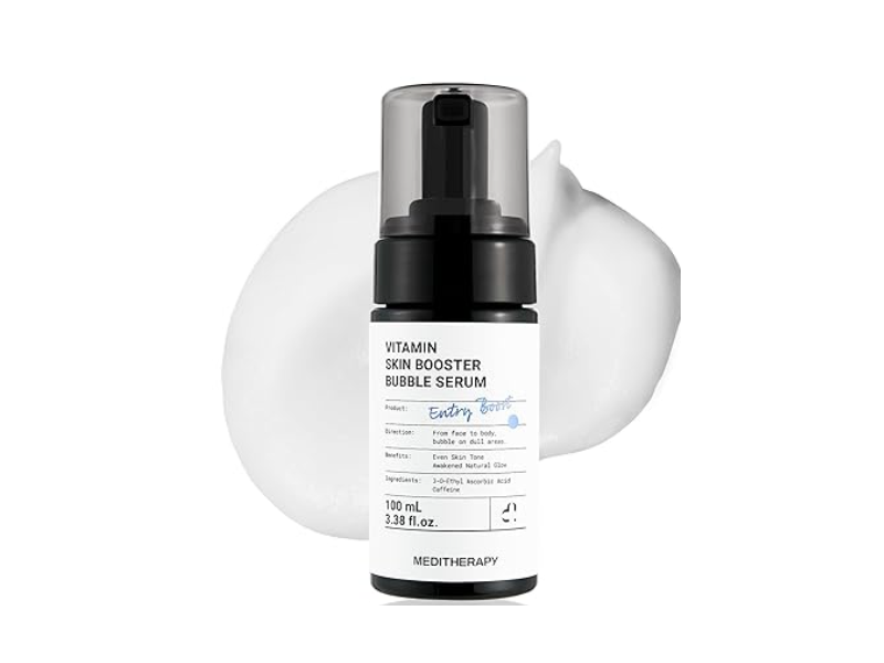 Meditherapy Vitamin Skin Booster Bubble Serum, 3.38 fl oz/100 mL