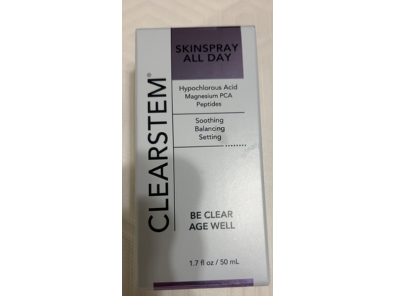 Clearstem Skin Spray All Day, Be Clear Age Gel, 1.7 fl oz/50 mL