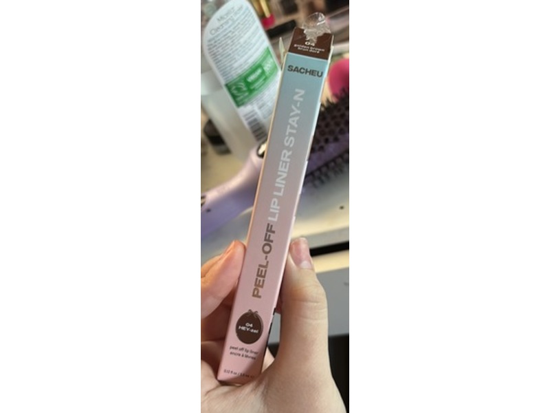 Sacheu Peel-Off Lip Liner Stay-N, 04 Hay-zel, 0.17 fl oz/3.5 mL
