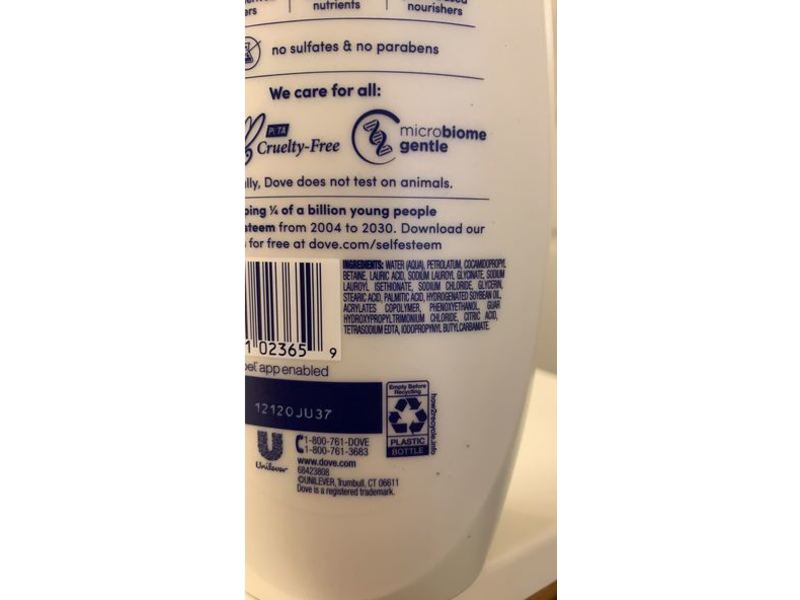 Dove Irritation Care Body Wash, 22 fl oz/650 mL