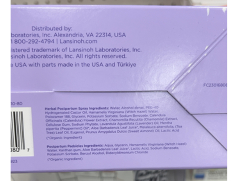 Lansinoh Postpartum Care & Recovery Kit