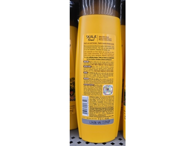 Skala Brasil Maracuja Shampoo, 10.99 fl oz/325 mL