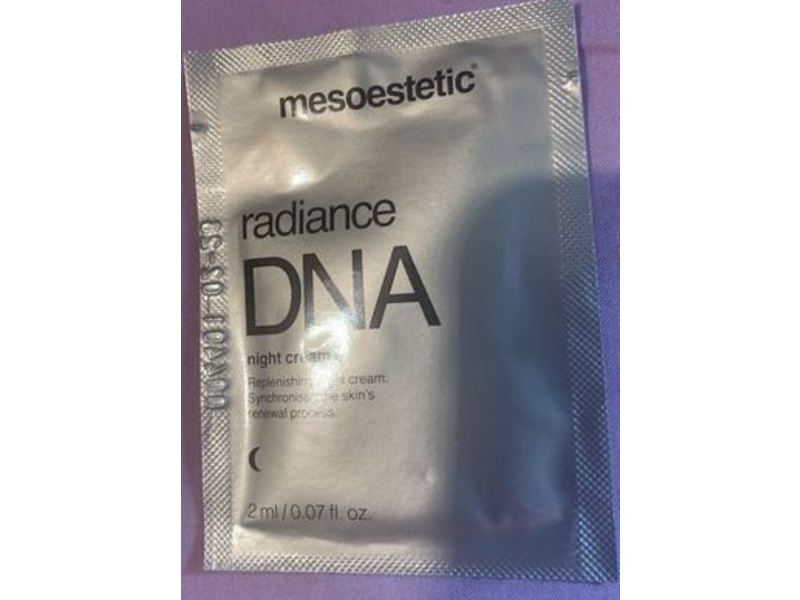 Mesoestetic Radiance Dna Night Cream, 0.07 fl oz/2 ml