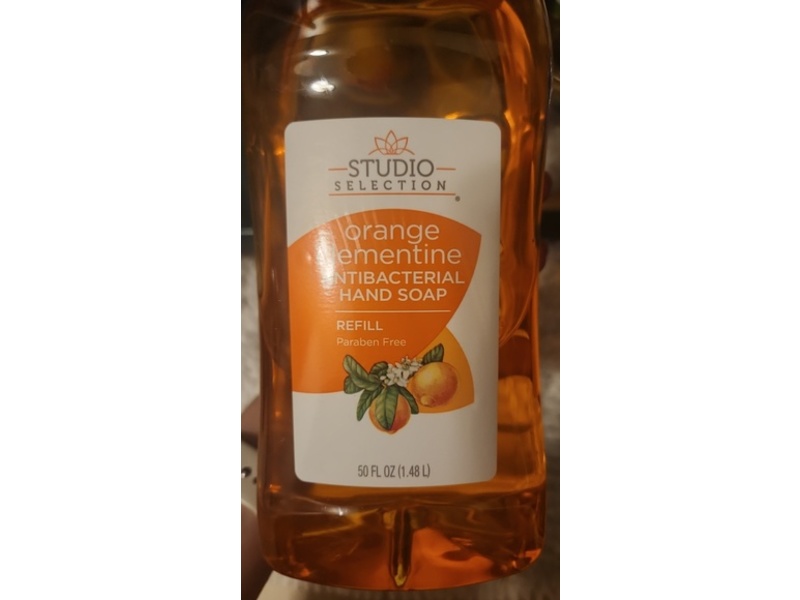 Studio Selection Orange Clementine Antibacterial Hand Soap, 50 fl oz/1.48 L