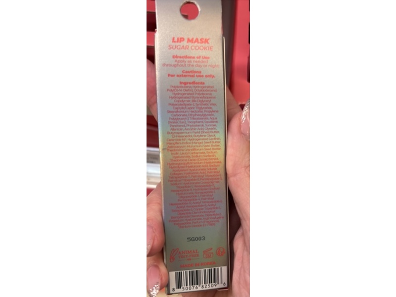 Vitamasques Ultra Rich Texture Lip Mask, Sugar Cookie, 0.33 fl oz/10 mL