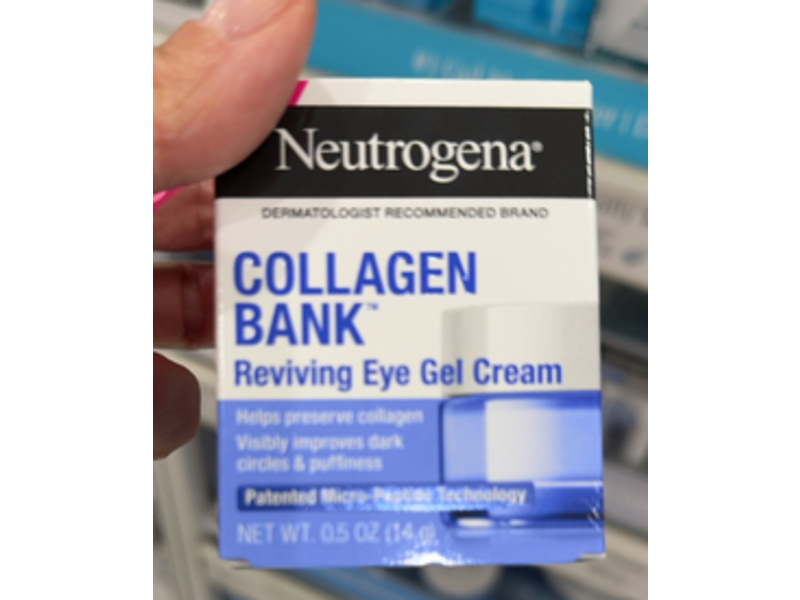 Neutrogena Collagen Bank Reviving Eye Gel Cream, 0.5 oz/14 g