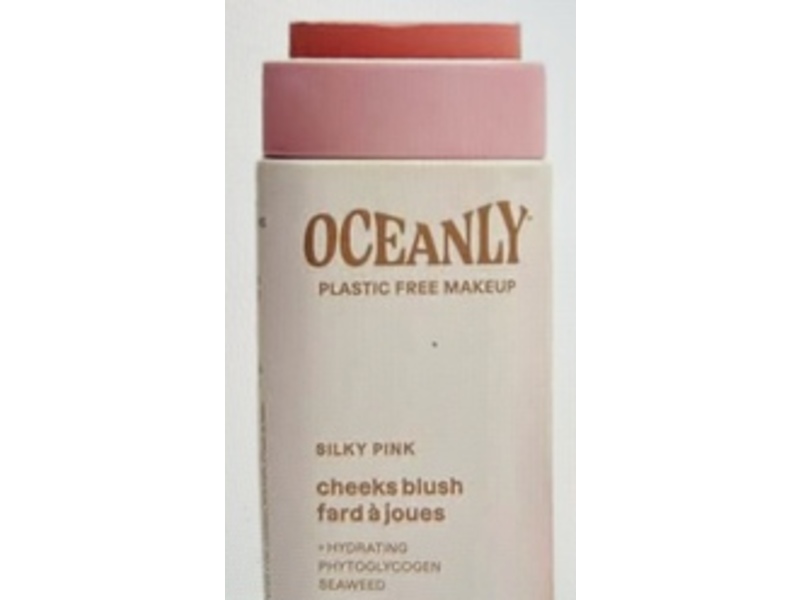 Attitude Oceanly Cheeks Blush, Silky Pink, 0.3 oz/8.5 g