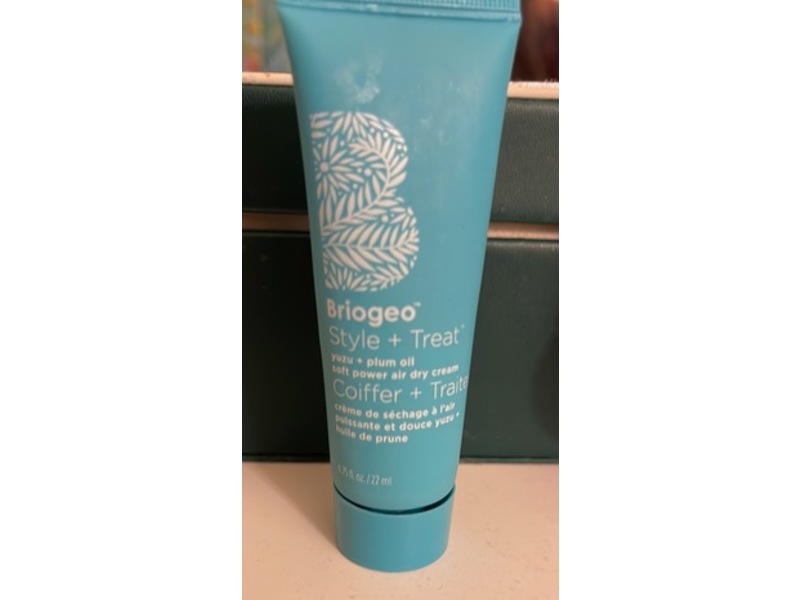 Briogeo Style + Treat Soft Power Air Dry Cream, 0.75 fl oz/22 mL