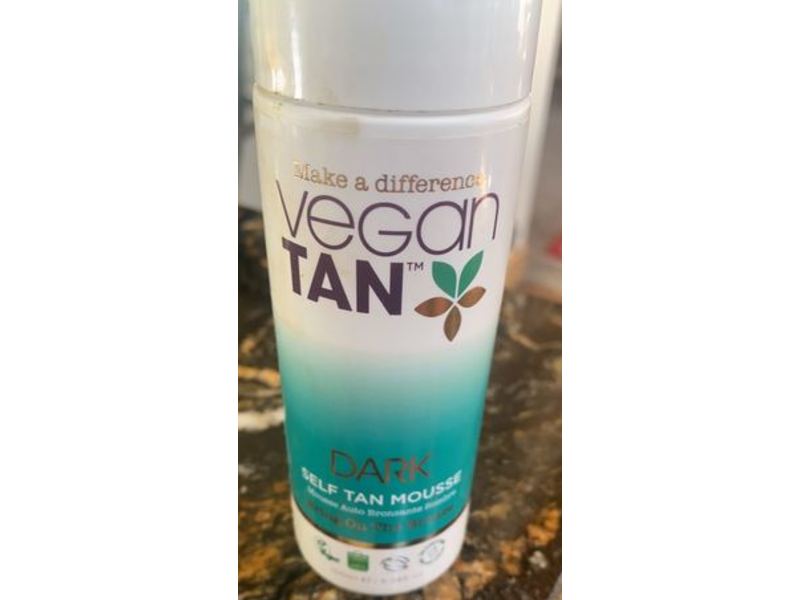 Vegan Tan Self Tan Mousse, Dark, 5.28 fl oz/150 mL