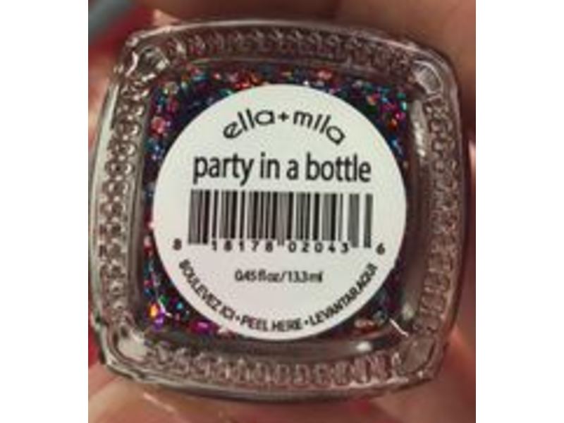 Ella + Mila Mommy Nail Polish, Party In A Bottle, 0.45 fl oz/133 mL
