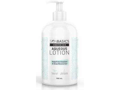 Skinbasics Aqueous Lotion Cleanser & Deep Moisturizer, 500 mL