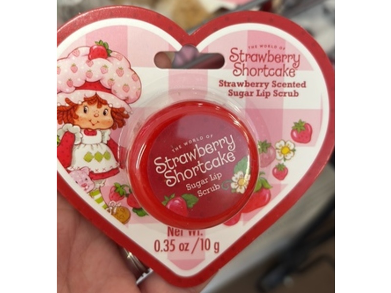 Strawberry Shortcake Sugar Lip Scrub, Strawberry Scented, 0.35 oz/10 g