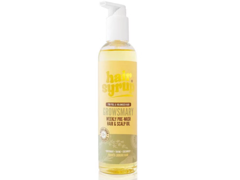 Hair Syrup Growsmary Weekly Pre-Wash Hair & Scalp Oil, 10.14 fl oz/300 mL