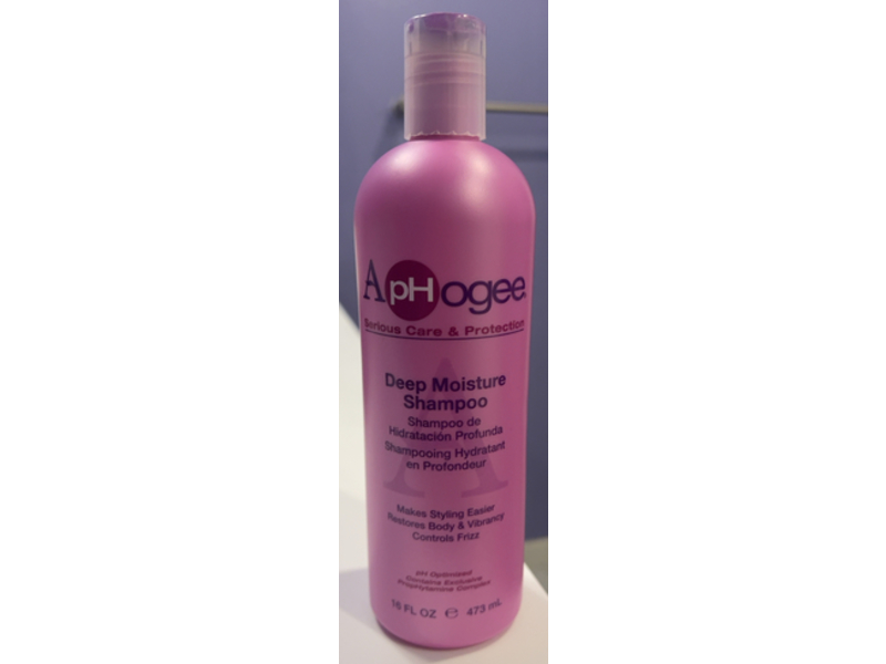 Aphogee Deep Moisture Shampoo, 16 fl oz/473 mL