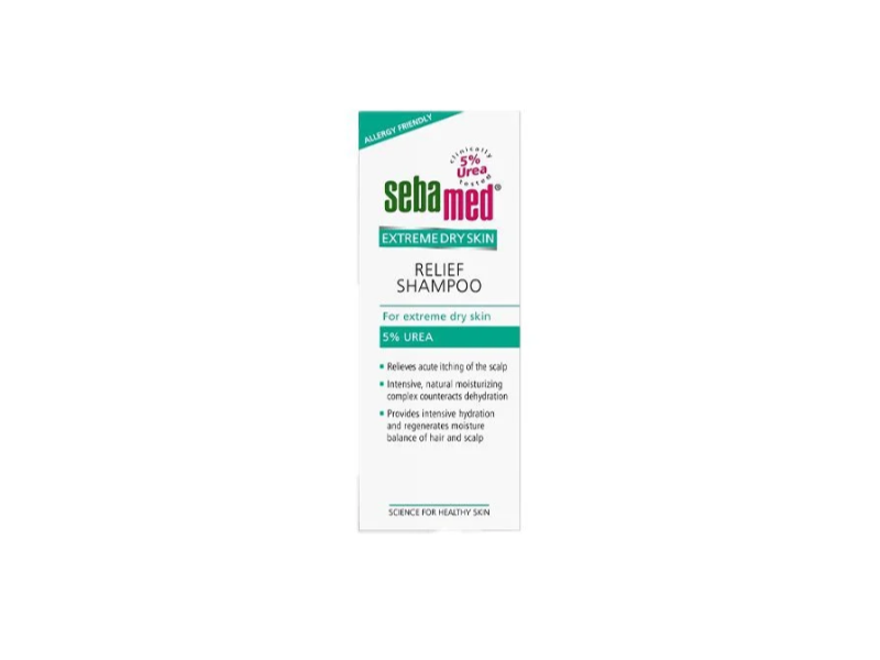 Sebamed Extreme Dry Skin Relief Shampoo, Urea 5%, 6.8 fl oz/200 mL